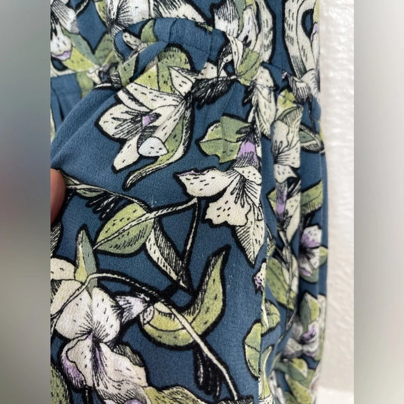 Free People Dear You Printed Floral Mini Dress Women’s Size Small in Green Combo - Picture 7 of 14